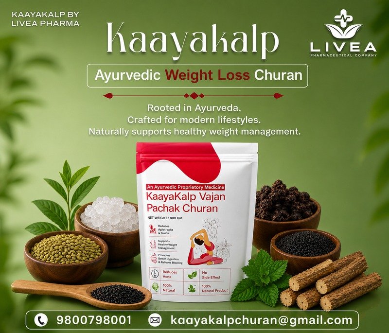 KaayaKalp Vajan Pachak Churan, A Natural Ayurvedic Way to Support Healthy Weight Management